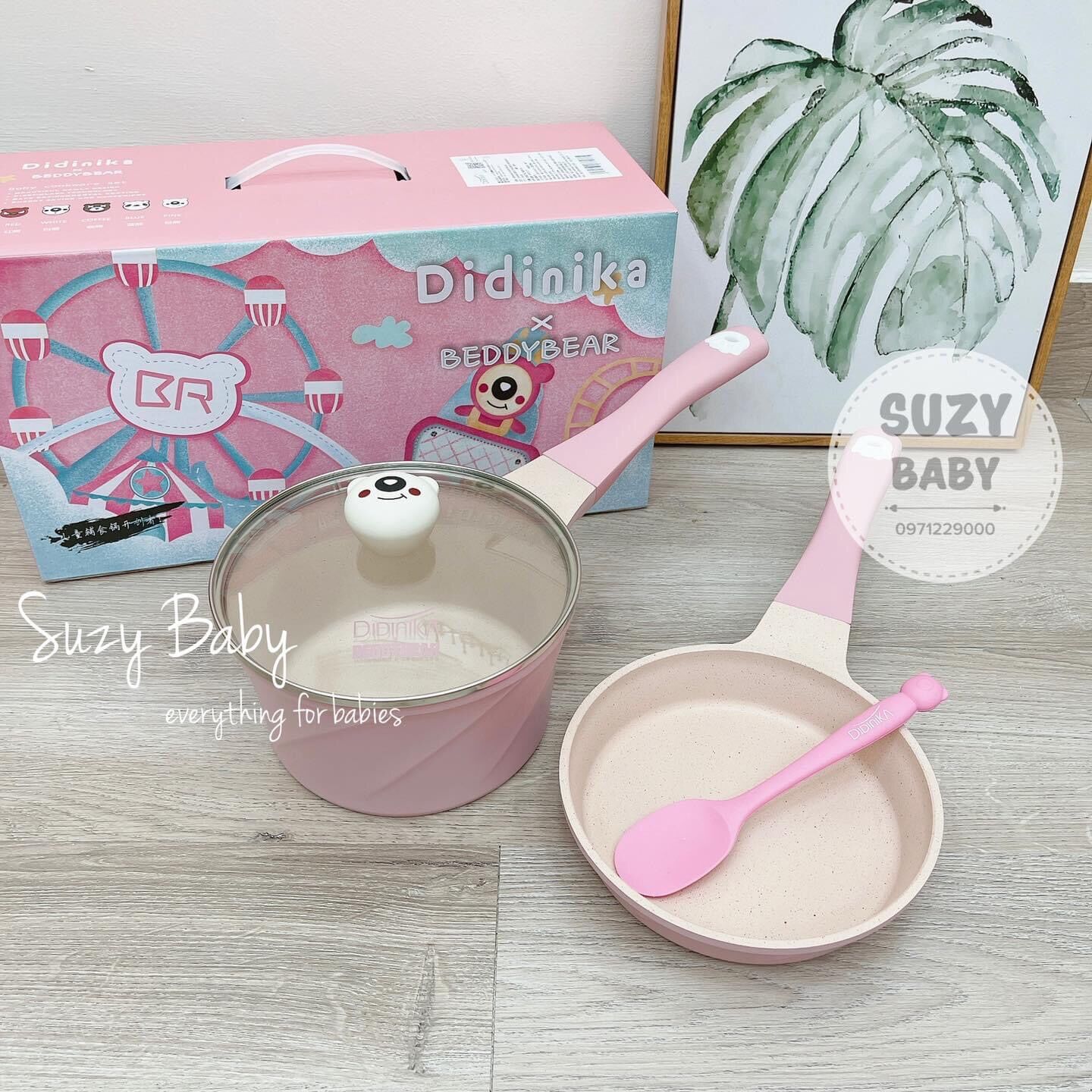 BỘ NỒI CHẢO DIDINIKA GẤU CAO CẤP