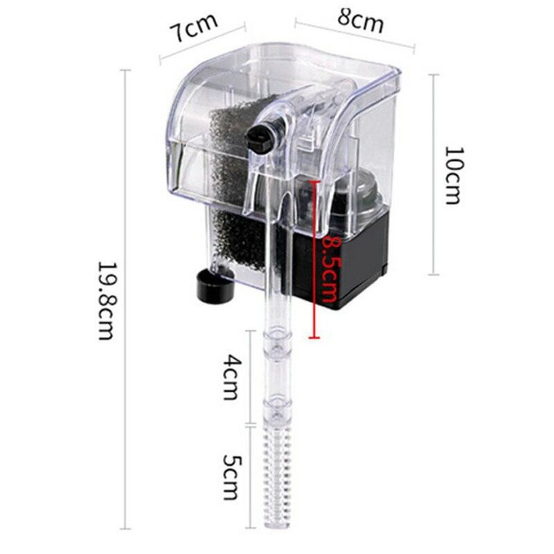 Lọc tràn mini cho bể cá cảnh để bàn