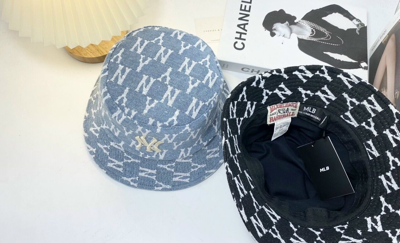 Mũ Mlb Bucket denim 3 màu Full Tag code