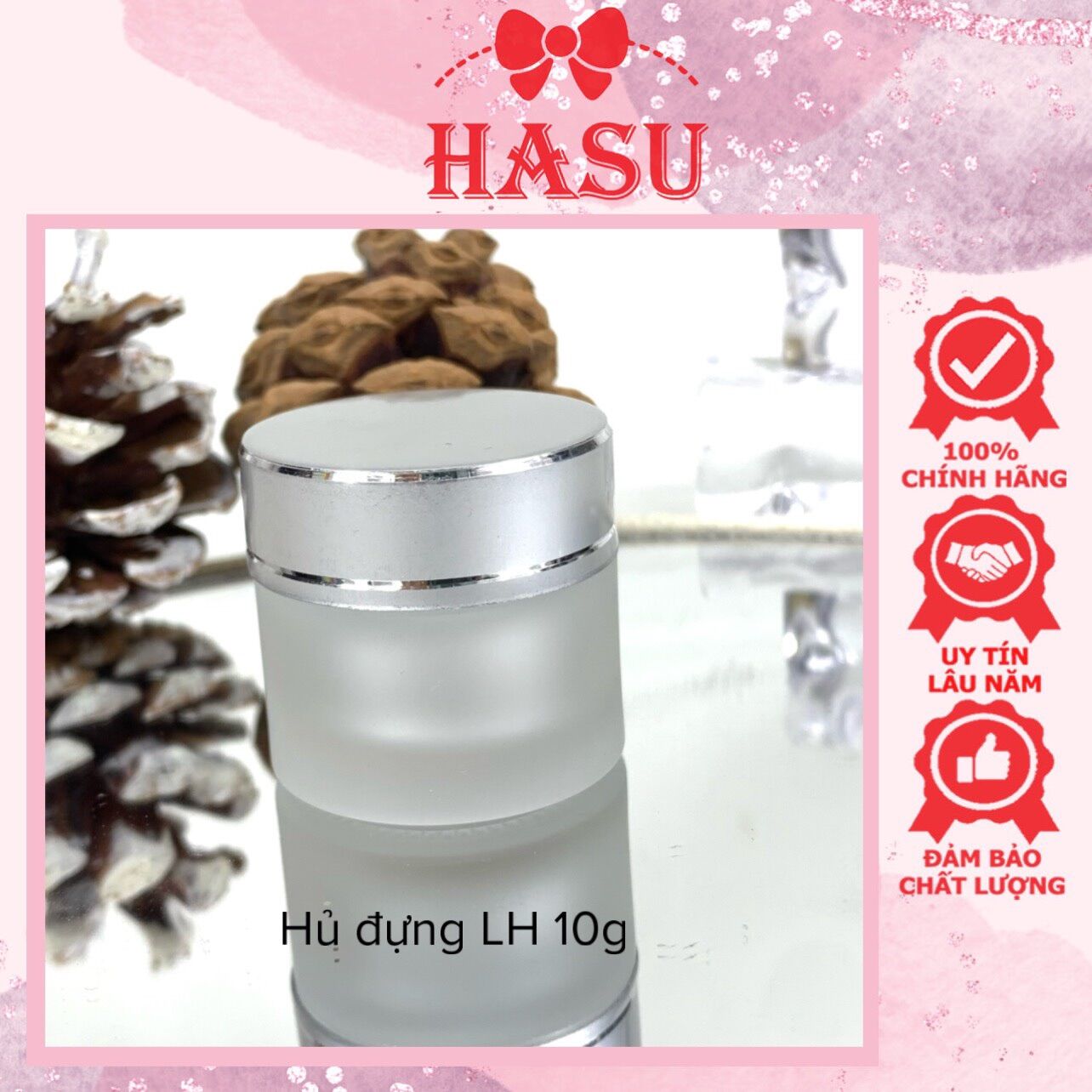 Hủ đựng luu huynh có nắp đậy 10g/20g/30g