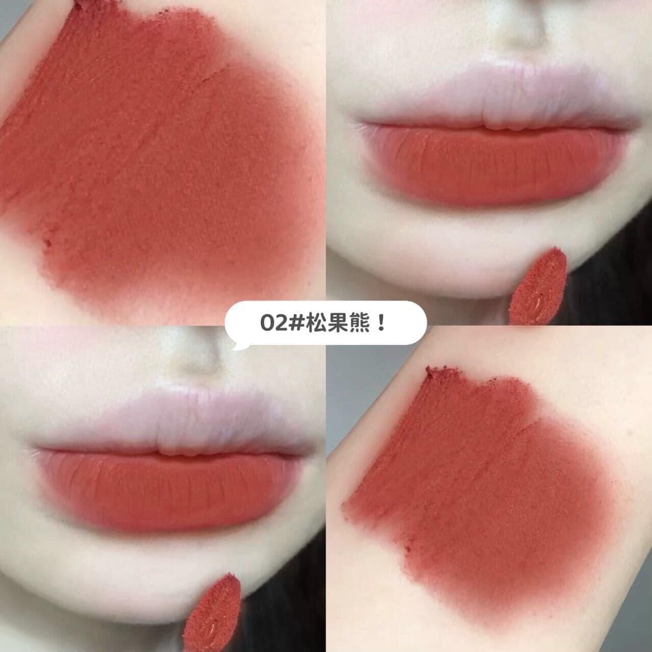 Set  5 son kem DANMOLU gấu đen