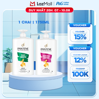 Dầu Gội PANTENE Pro-Vitamin Ngăn Rụng Tóc/ Suôn Mượt Óng Ả Chai 1750ML