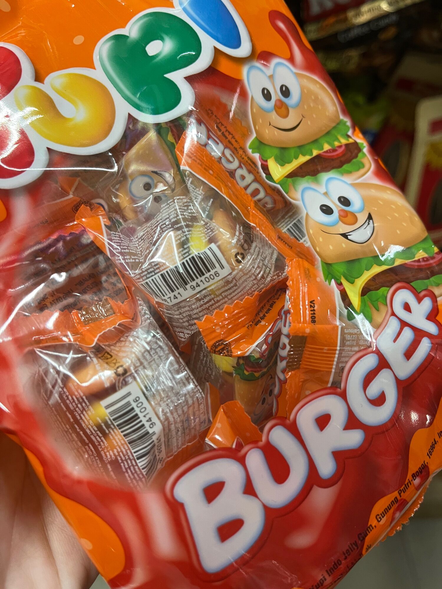 Kẹo dẻo burger Yupi