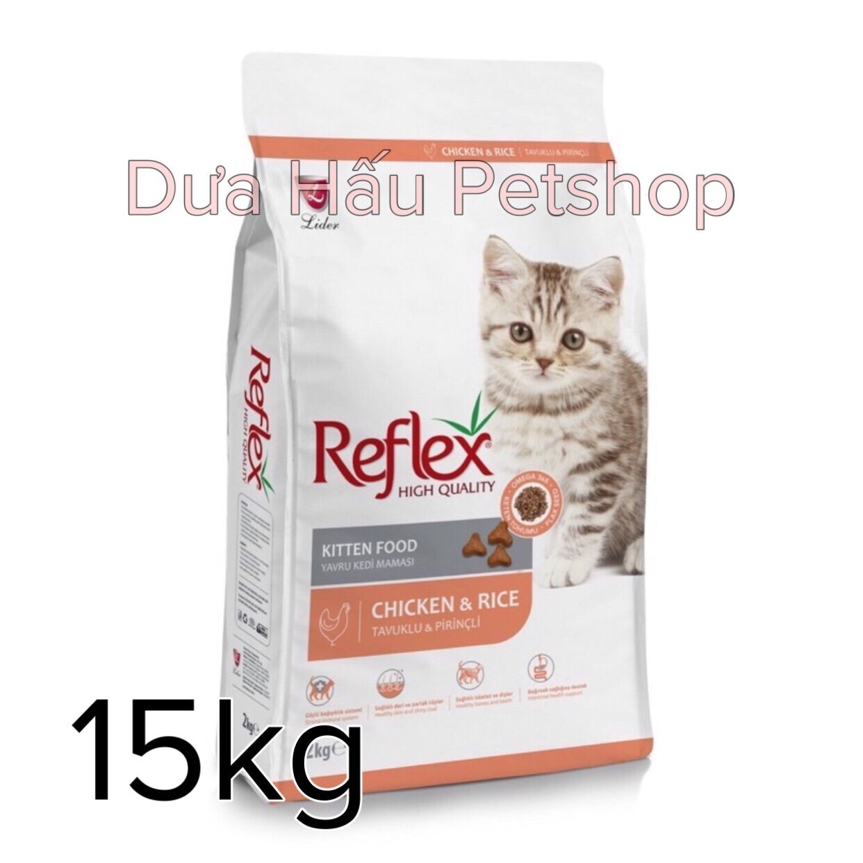 Thức ăn Hạt Reflex 8,15kg Reflex - Dưa Hấu Petshop