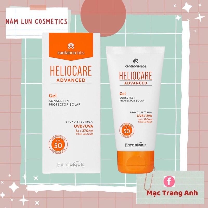 Kem chống nắng Heliocare Advanced Gel spf50+