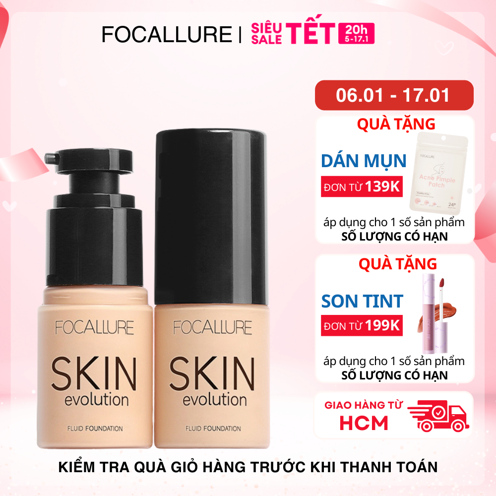 FOCALLURE Kem Nền BB Cream Che Phủ Khuyết Điểm Chống Thấm Nước 31g