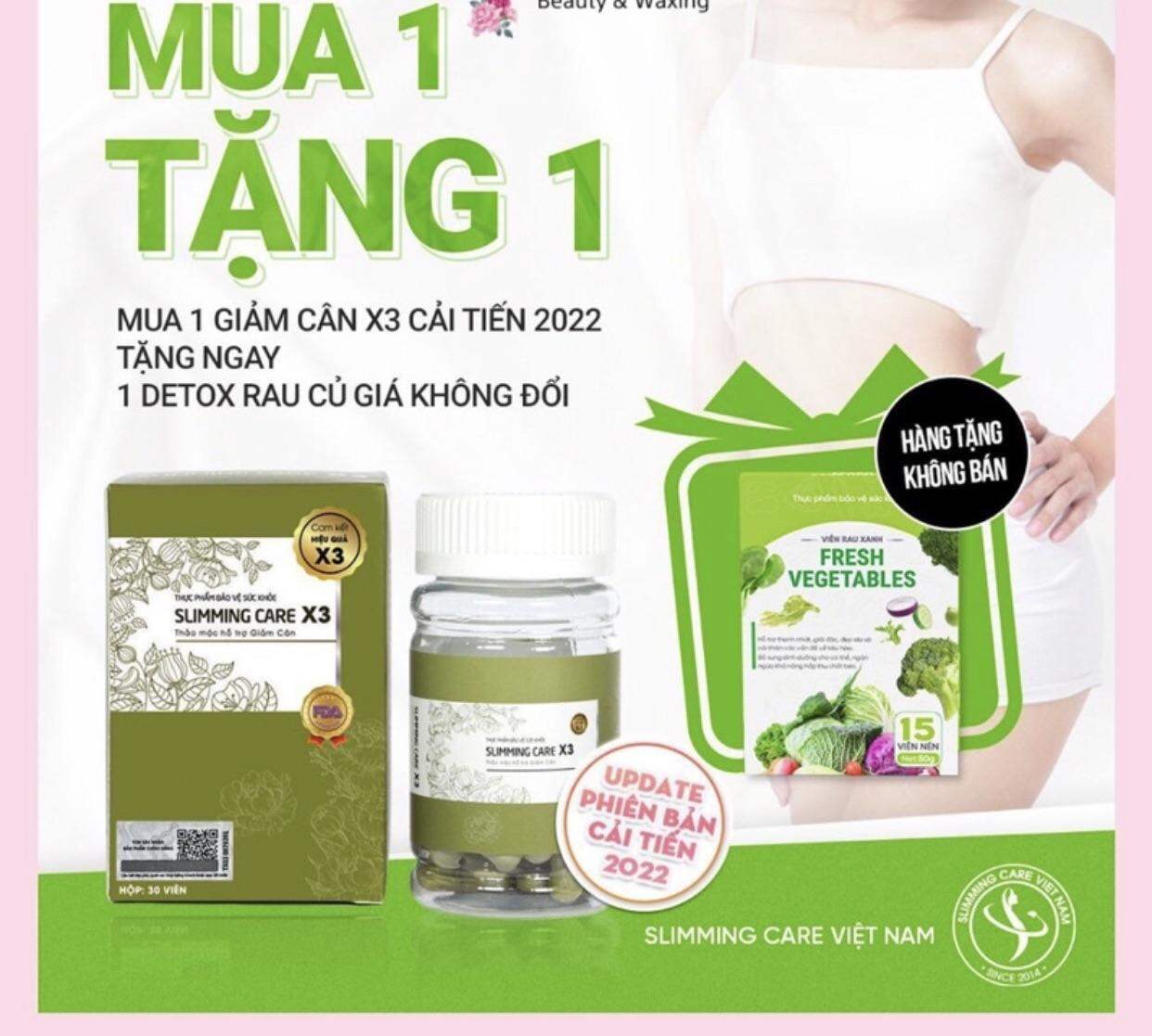 Giảm cân SLIMMING CARE X3 phiên bản mới