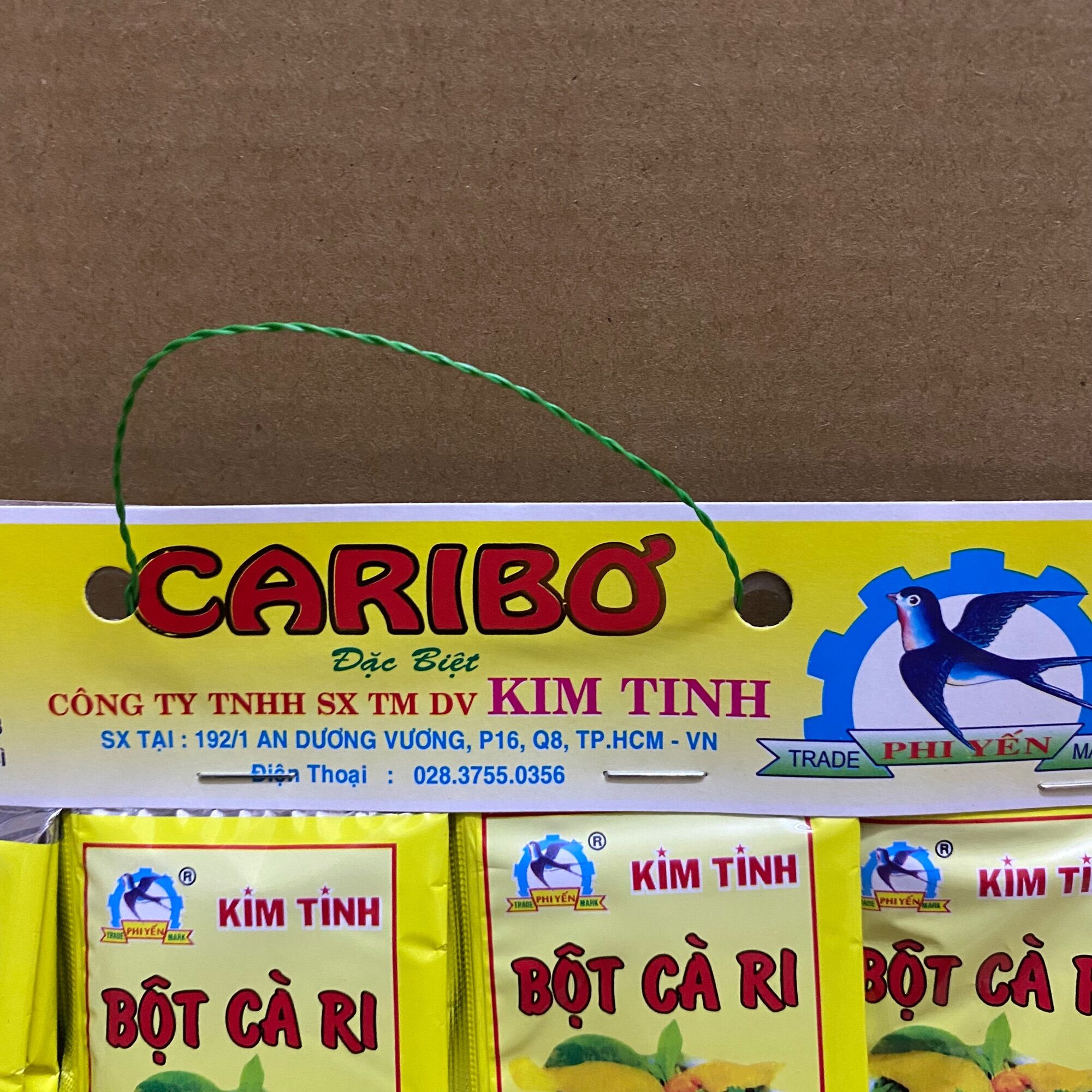 [100 Gói x3g] Lốc Bột Cà Ri CARIBƠ hiệu Kim Tinh