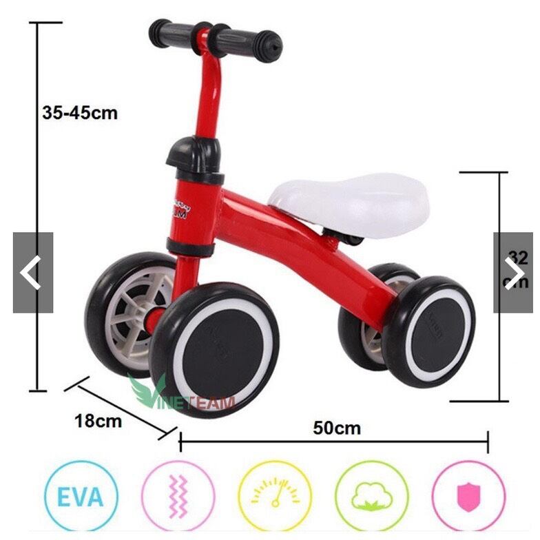 xe chòi chân giữ thăng bằng tập đi cho bé dưới 2 tuổi