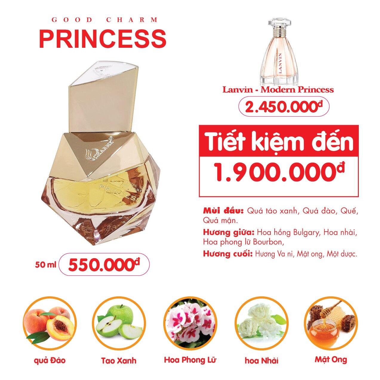 Nước hoa nữ lục giác 4 mùi - nước hoa Pháp giá Việt Nam,nước hoa thơm lâu