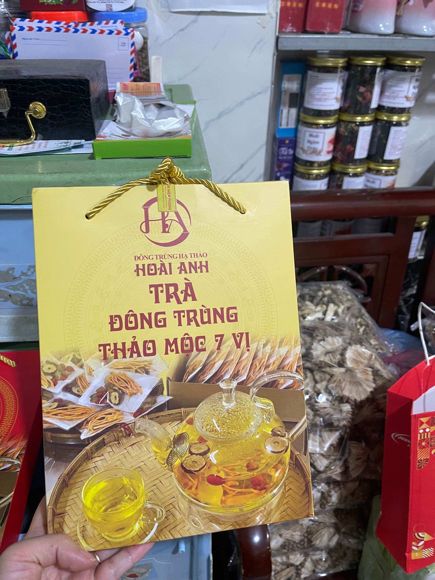 Trà đông trùng thảo mộc 7 vị