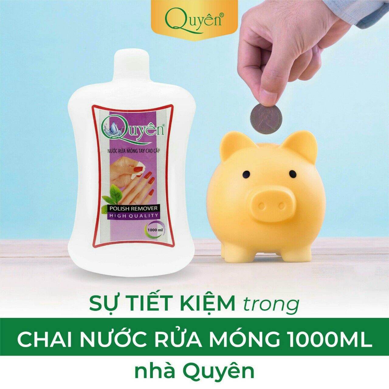 NƯỚC RỬA SƠN MÓNG TAY QUYÊN 1L