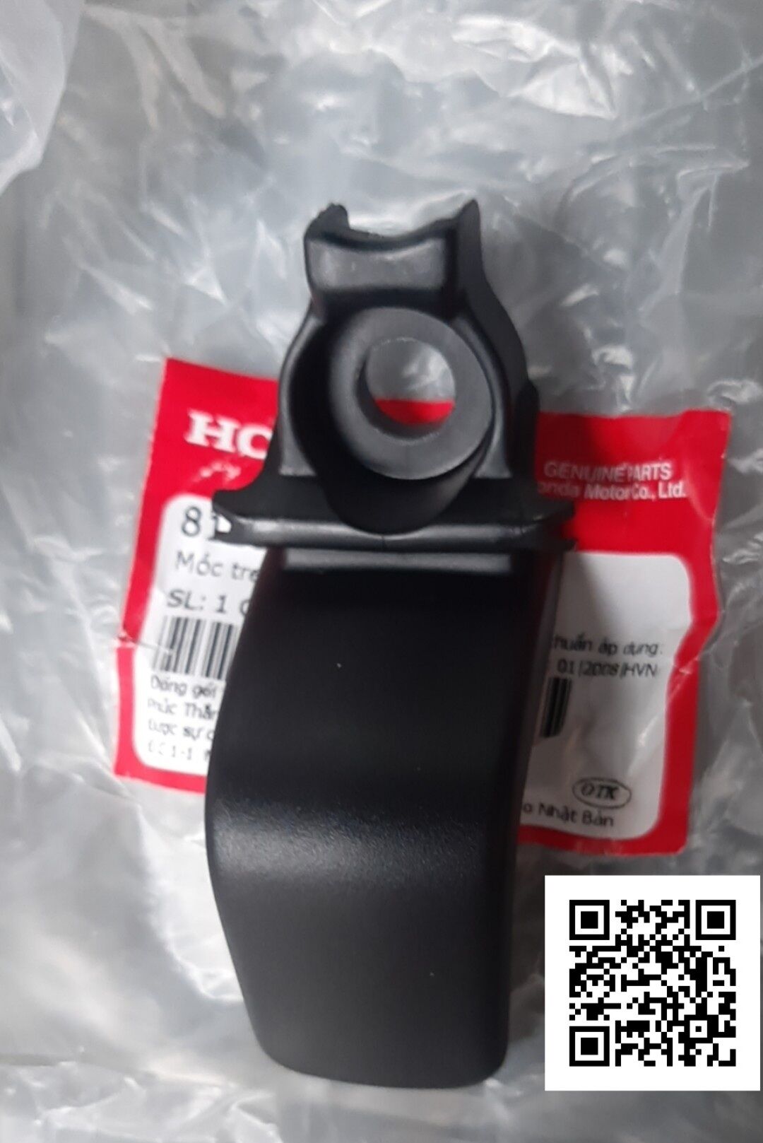 Móc nón, móc treo đố scr ,lead 110 , lead 125 , vision , sh mode, sh ý chính hãng honda