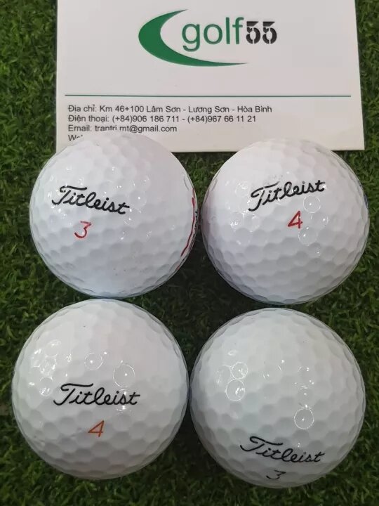 10 Bóng golf cũ titleist nxt cũ độ mới 99%
