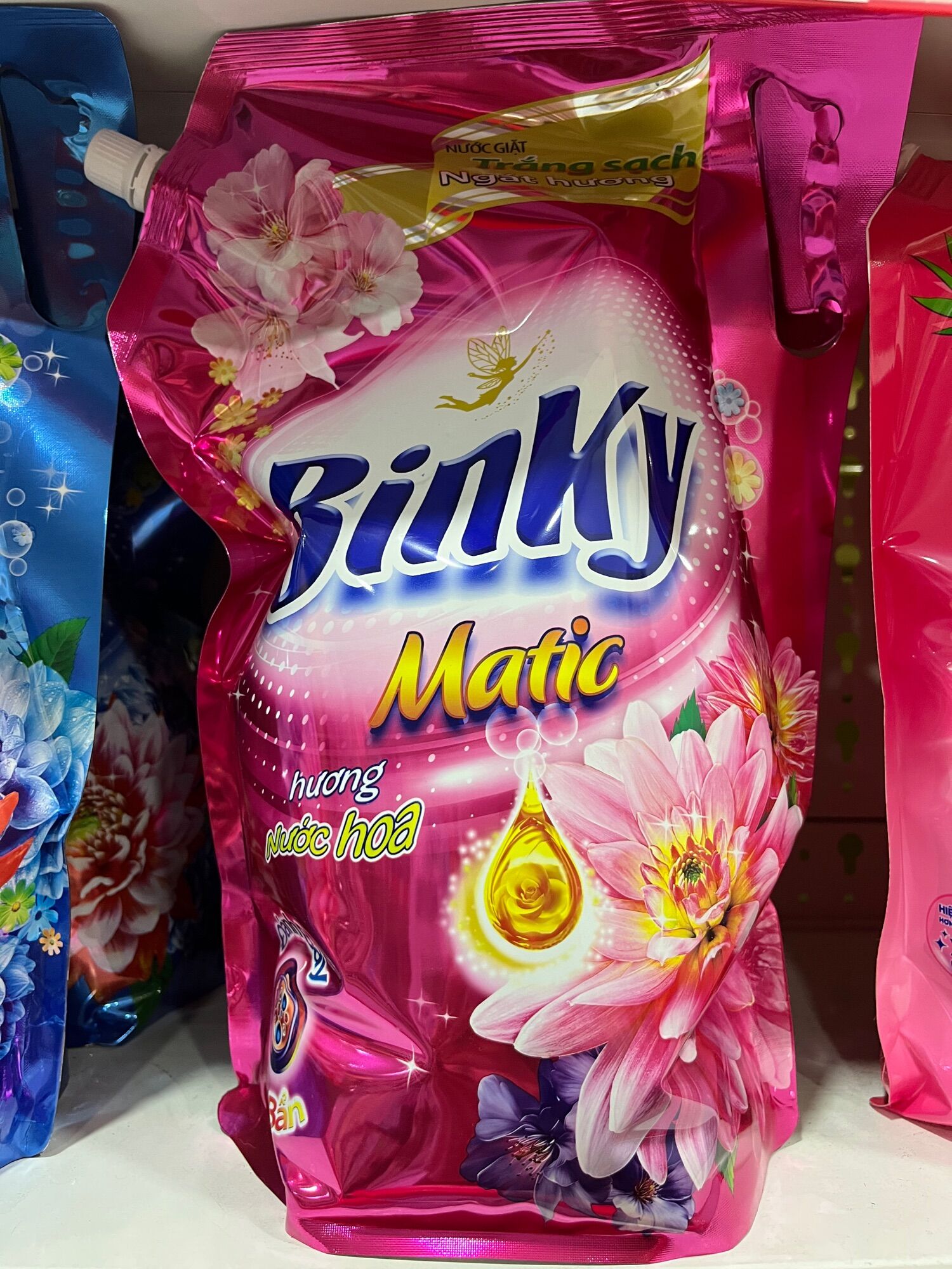 (Túi 3,1kg) Nước giặt Binky hương nước hoa