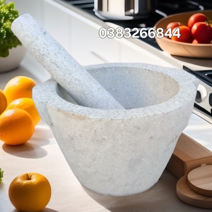 cối và chày đá kích thước 13cm