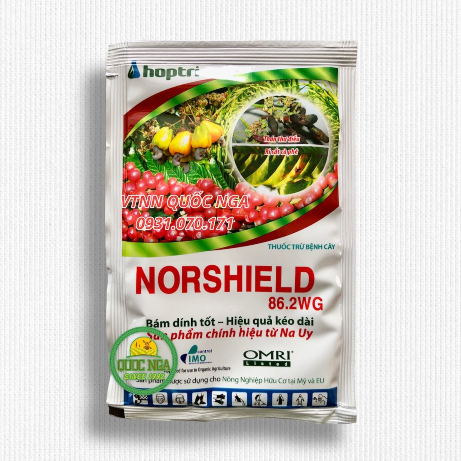 Thuốc trừ bệnh cây gốc đồng 75% - norshield 86.2wg gói 50g