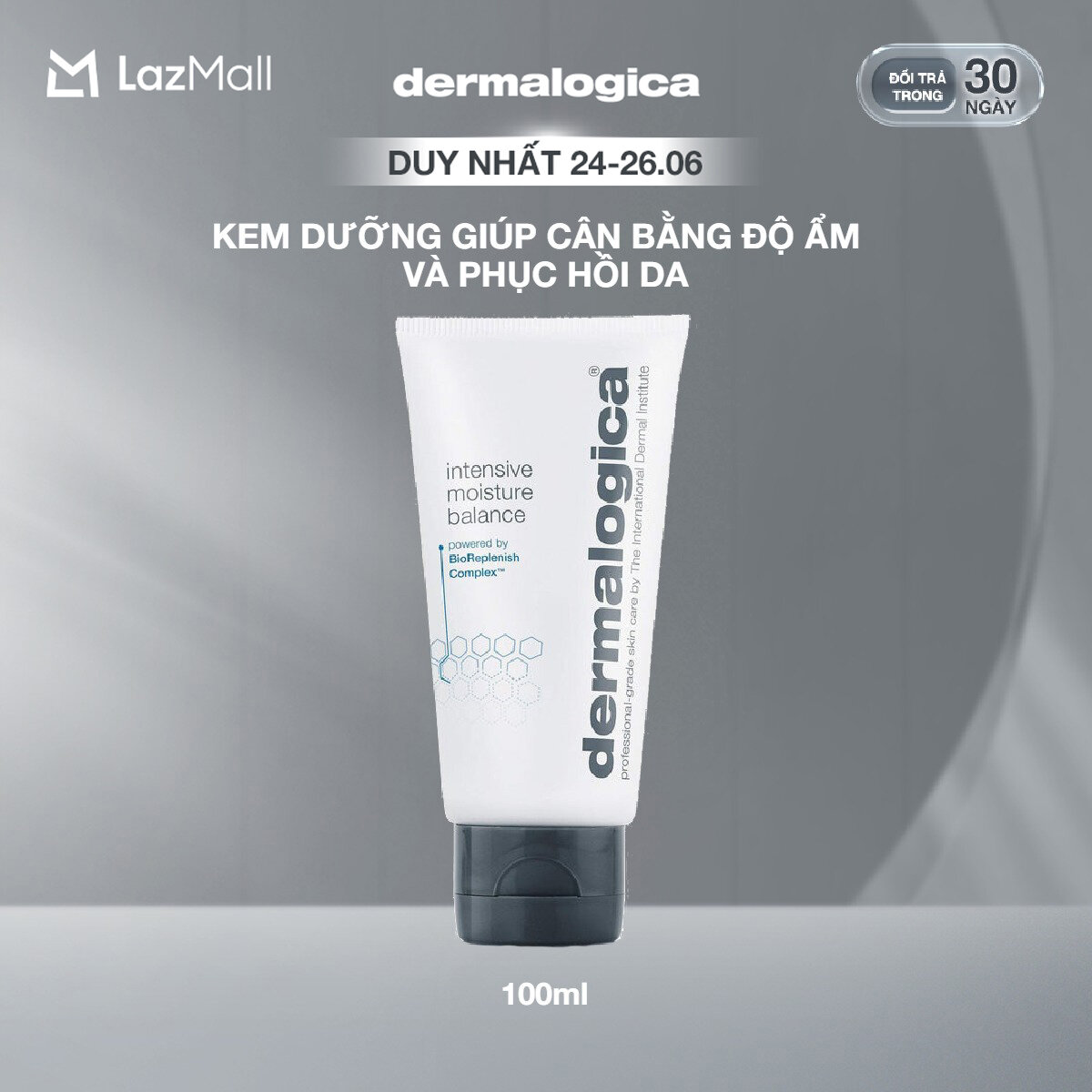 Kem dưỡng giúp cân bằng độ ẩm và phục hồi da Dermalogica Intensive Moisture Balance 100ml