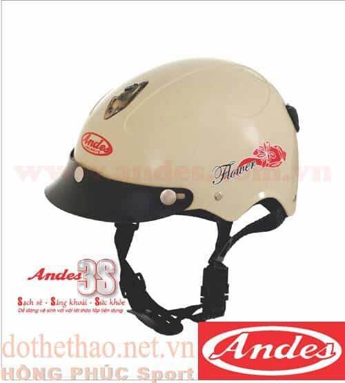 Nón bảo hiểm andes 108M 3S an toàn chăc chắn