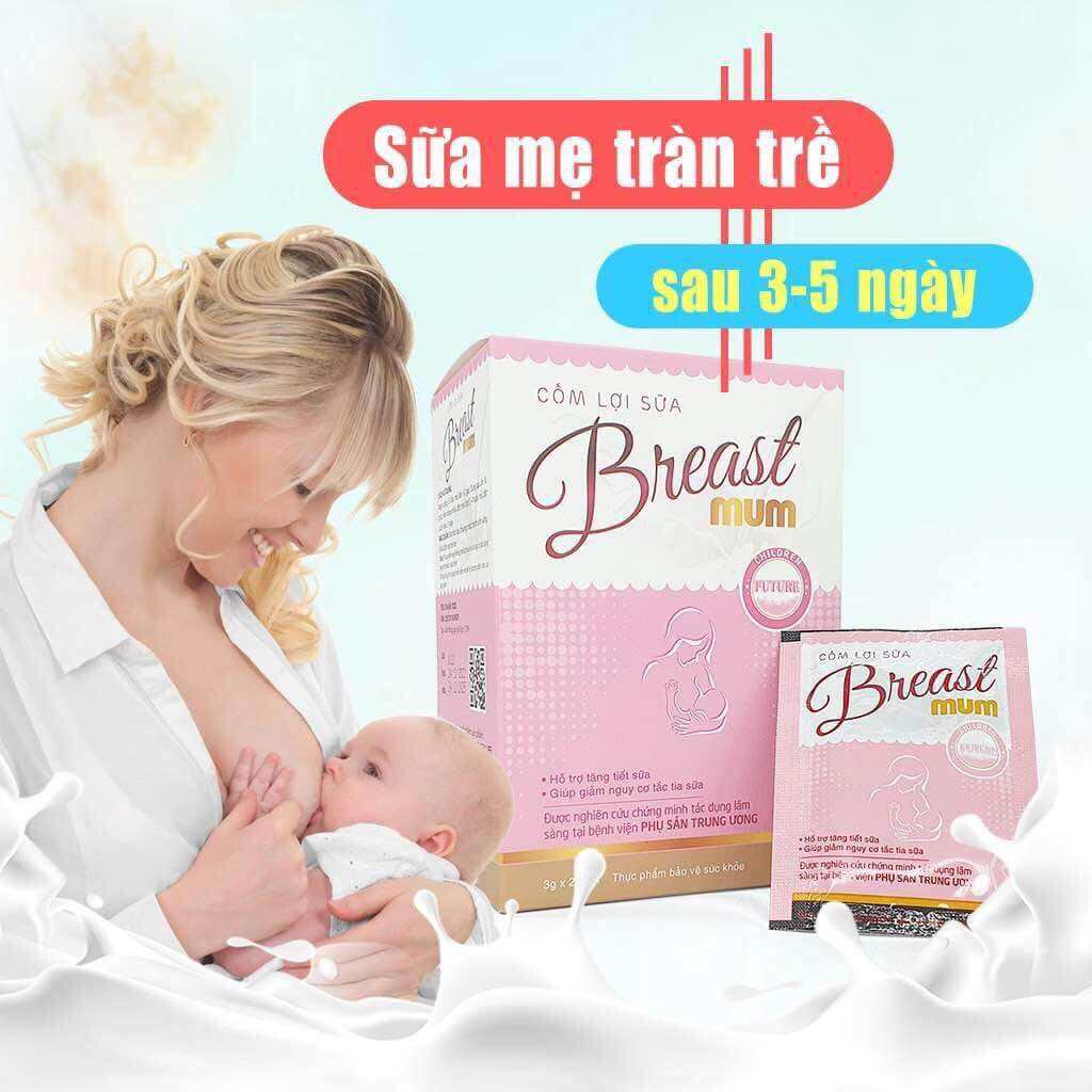 [CHÍNH HÃNG 100%] Cốm lợi sữa BreastMum - Tăng chất lượng và số lượng sữa(20 gói/hộp)