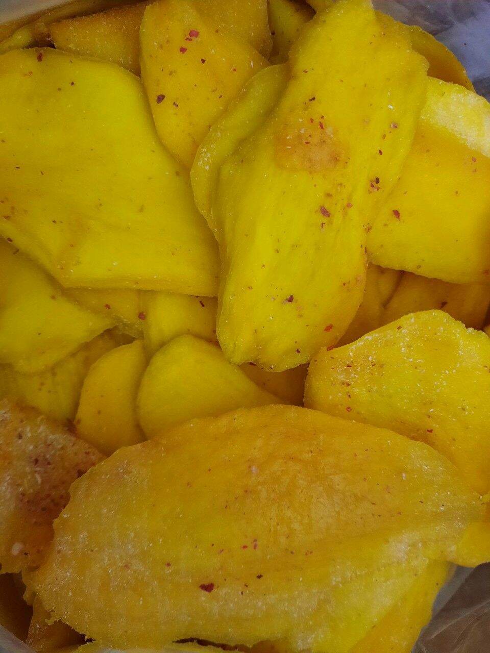 Xoài Dẻo Sấy Muối Ớt Lon 500gr