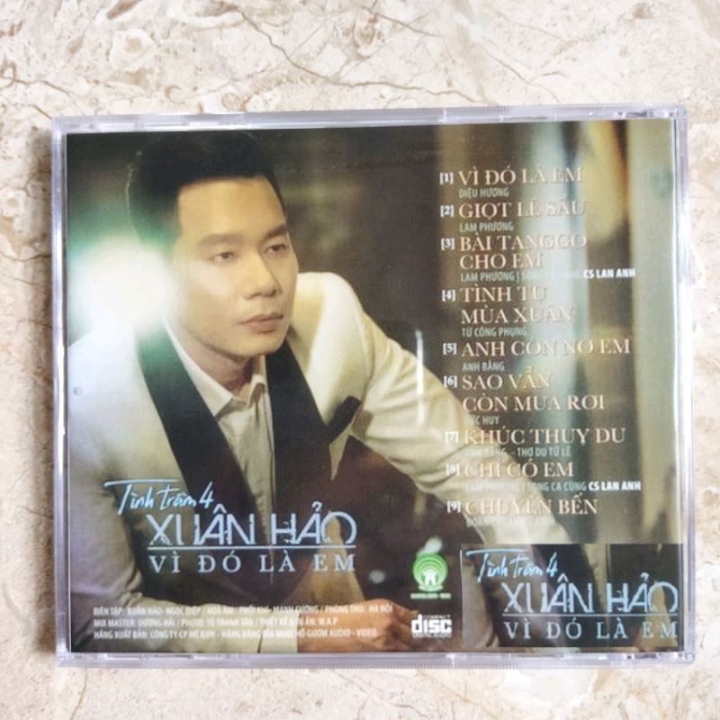 Bộ 5 cd Xuân Hảo tình trầm 1-5 phono