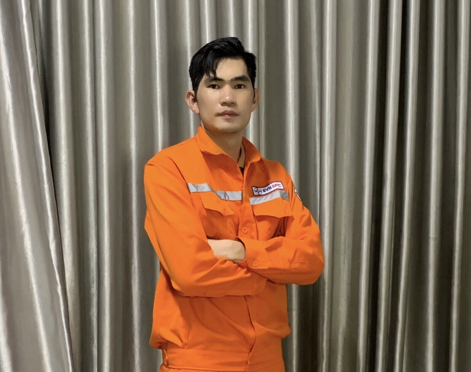 ÁO ĐIỆN LỰC CHUẨN LOGO EVN