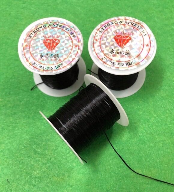 Cước thun dẹp co giãn tốt dùng xỏ hạt cườm hạt trai