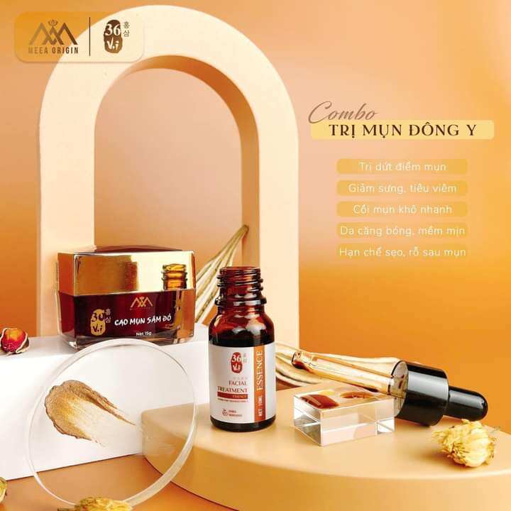 COMBO CAO SÂM MỤN ĐỎ VÀ SERUM HUYẾT THANH