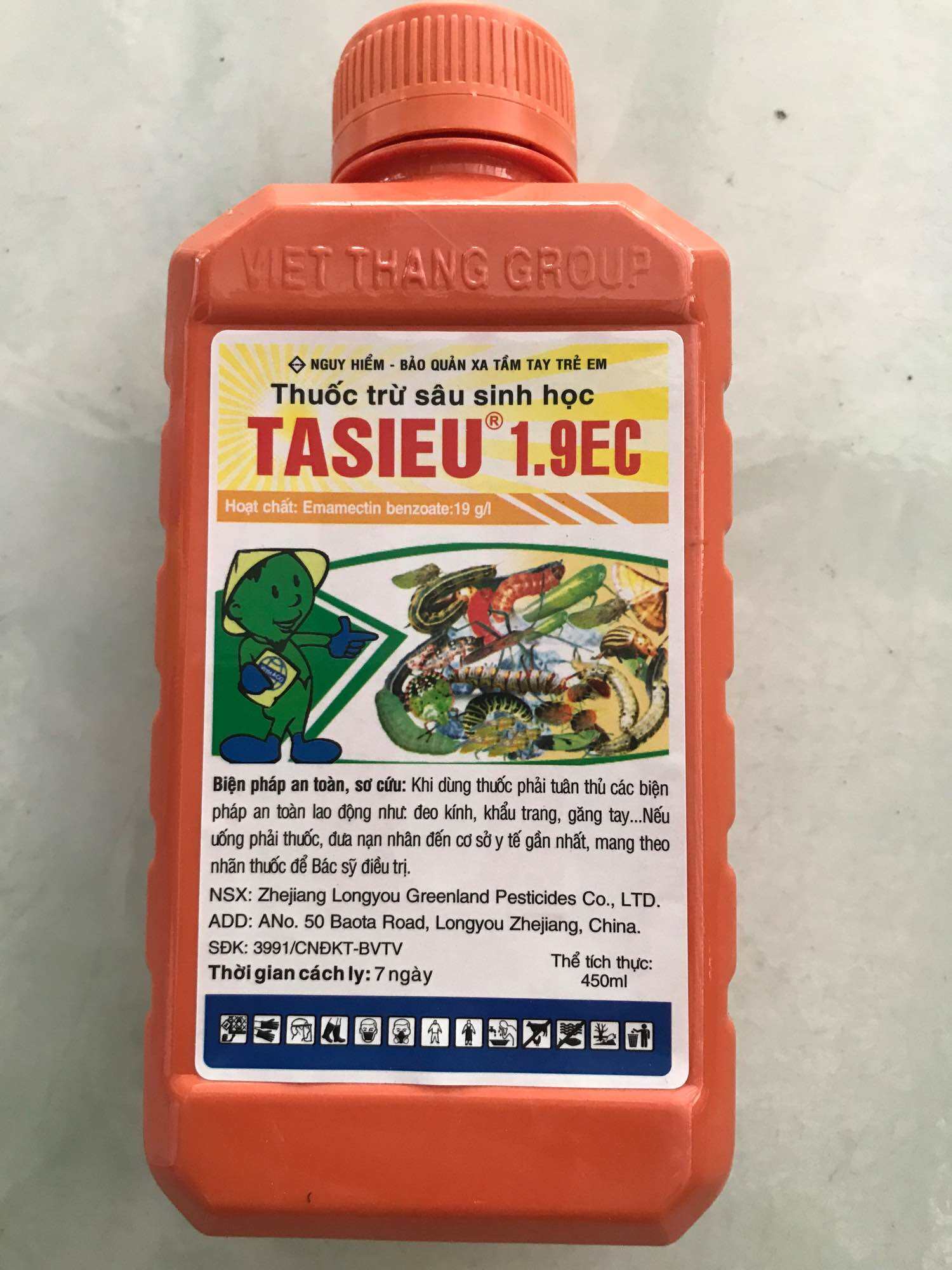 (Thanh Phúc 64) thuốc trừ sâu sinh học 1.9, thể tích:450ml dùng cho các loại sâu bệnh trên nhiều loại cây trồng, sâu vẽ bùa, nhiện đỏ hại cam, rầy hại xoài, bọ trĩ hại dưa hấu, dưa chuột, sâu ăn lá hại hành..