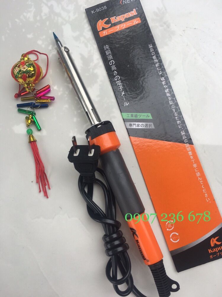 Mỏ hàn chì - mỏ hàn thiếc 80w kapusi tặng thiếc hàn