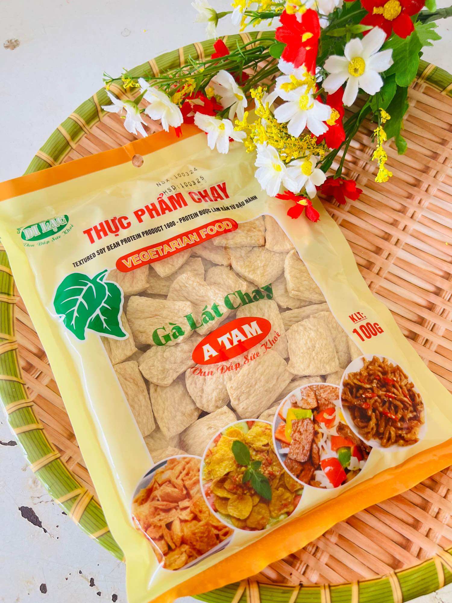 100g GÀ LÁT CHAY Thơm ngon/ Chay Tâm Phát
