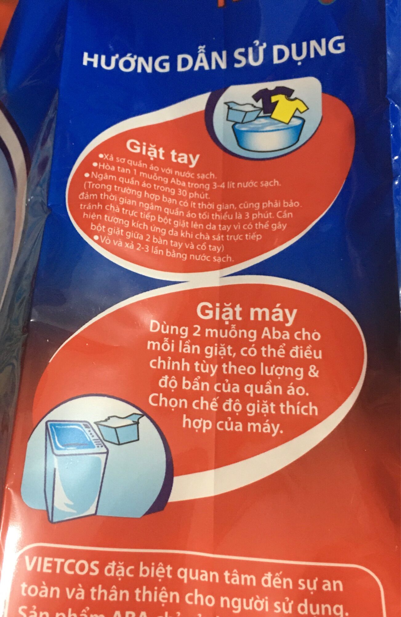 bột giặt aba 3kg