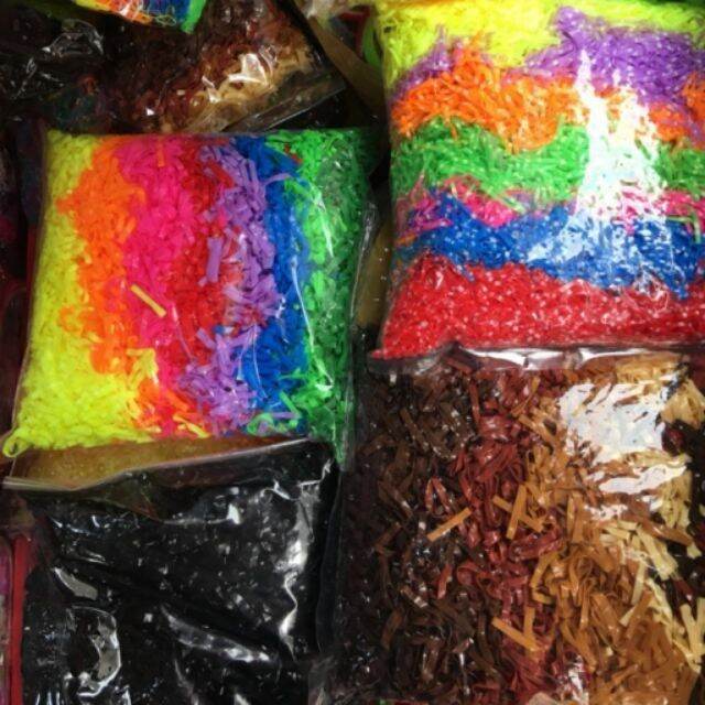 Sỉ 1/2 kg thun cột tóc siêu dai nhiều màu