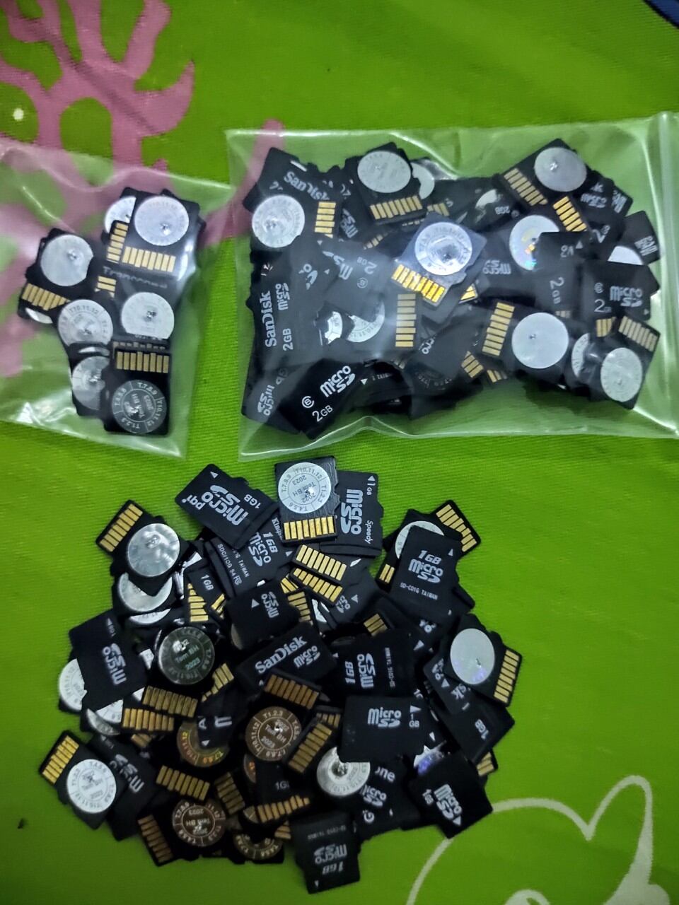 Combo 10 thẻ nhớ cũ micro sd.512mb.2gb.4gb.8gb.16gb.32gb.