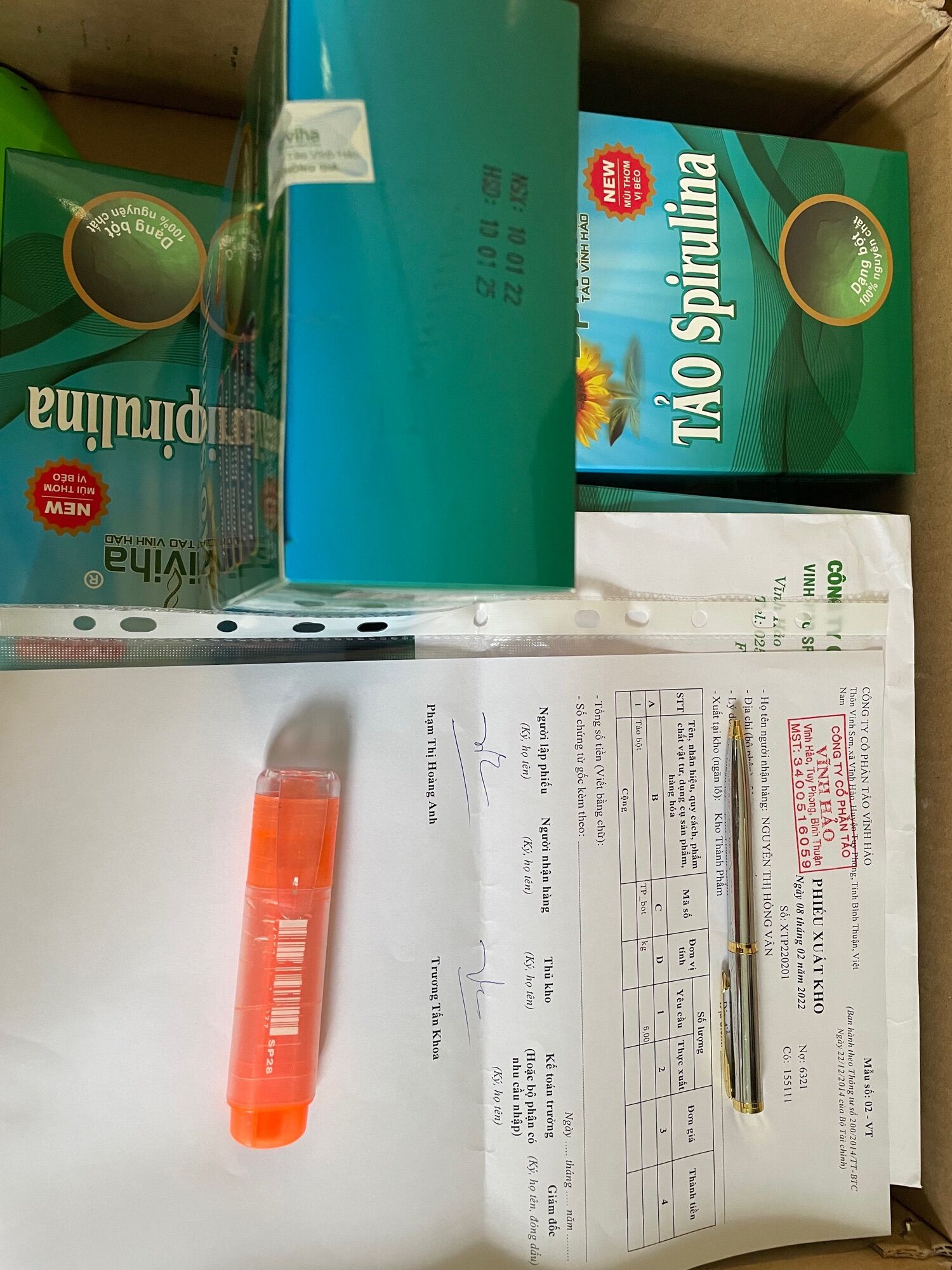 Tảo Spirulina Vĩnh Hảo