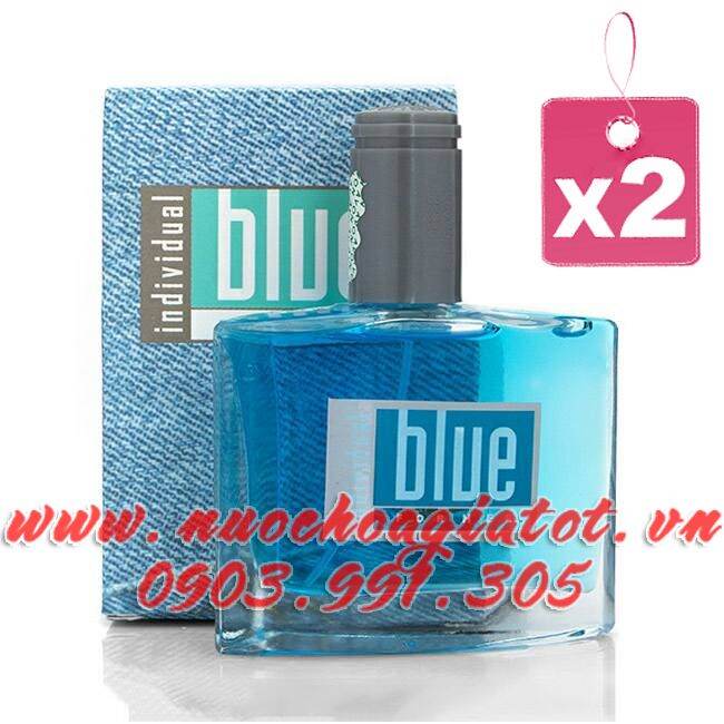 Bộ 2 chai nước hoa nữ avon blue individual for her 50ml