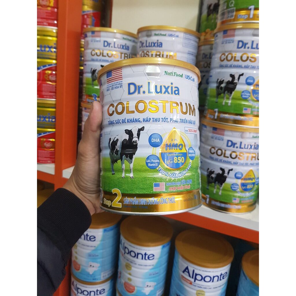 Sữa Dr.luxia Colostrum Step 2 lon 800g