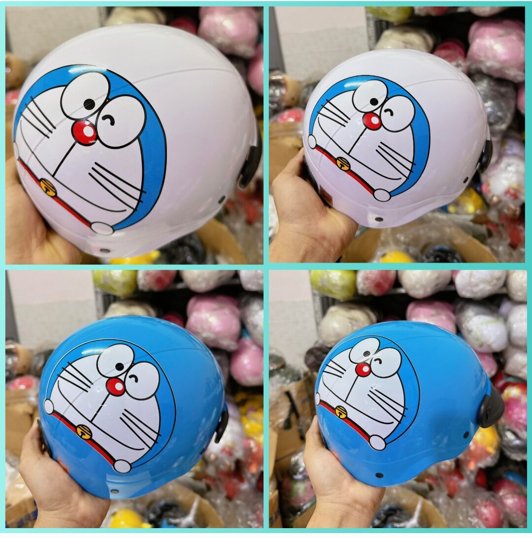 Mũ bảo hiểm trẻ em Doremon dễ thương _ nón đạt chuẩn chất lượng