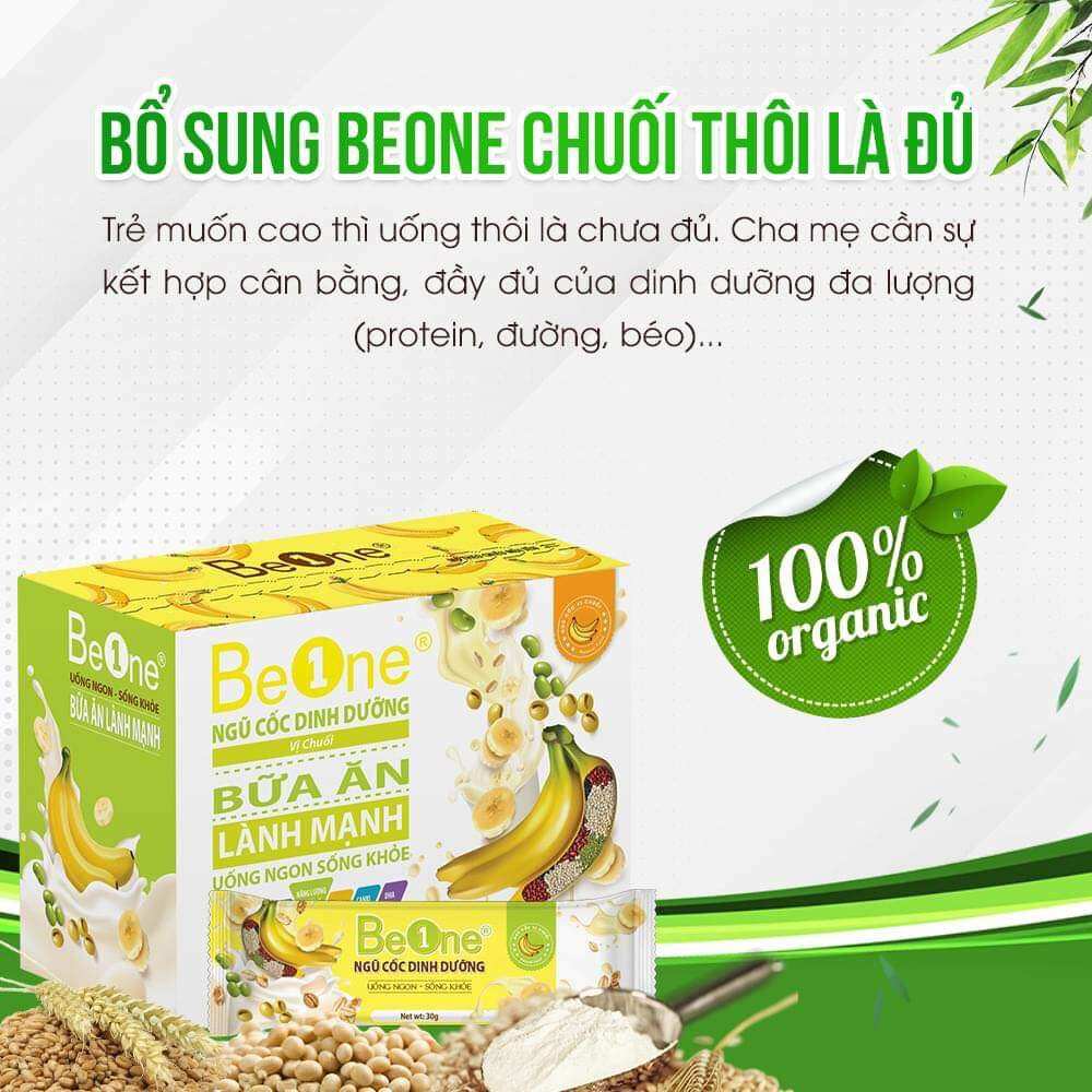 Ngũ cốc BeOne vị chuối [cam kết chính hãng]