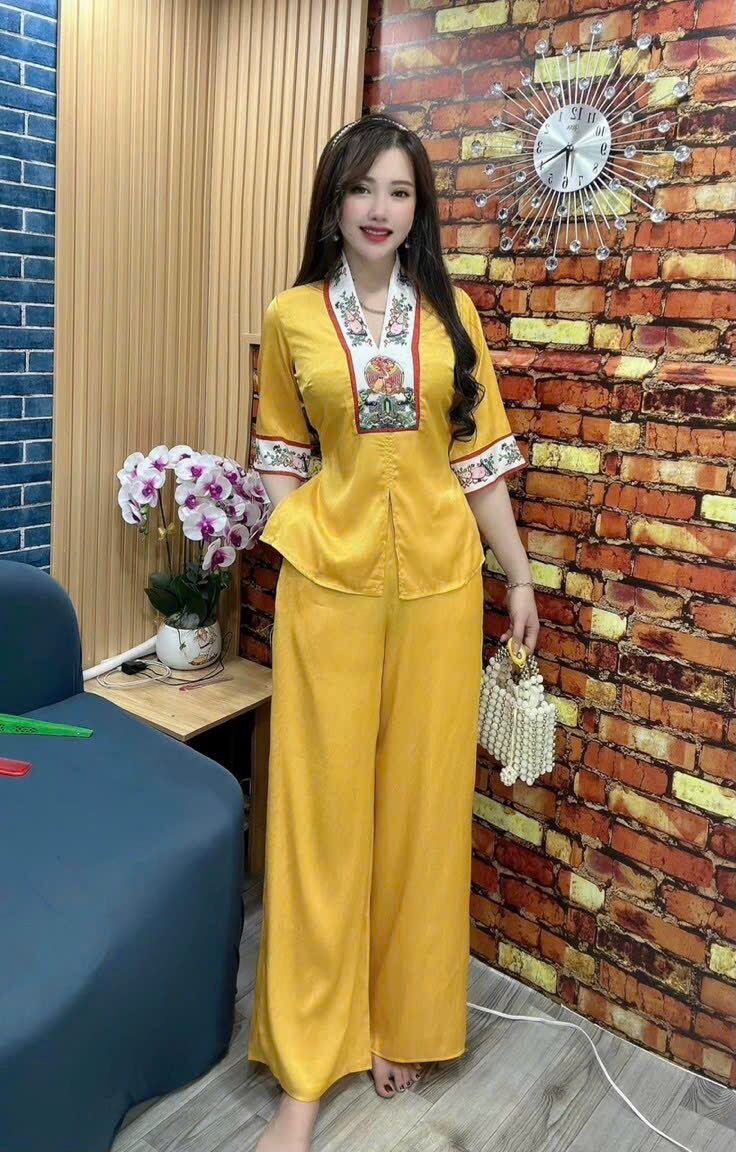 [ Hàng thiết kế] Đồ lam thiết kế lụa xước size 40kg >> 60kg