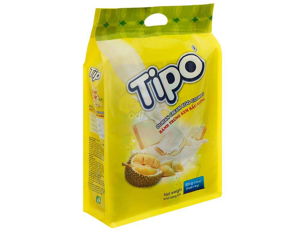 Bánh trứng tipo sầu riêng