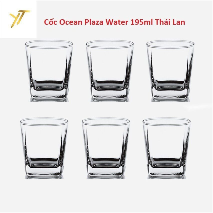 Bộ 6 cốc thuỷ tinh Ocean 295ml  nhập khẩu Thái Lan