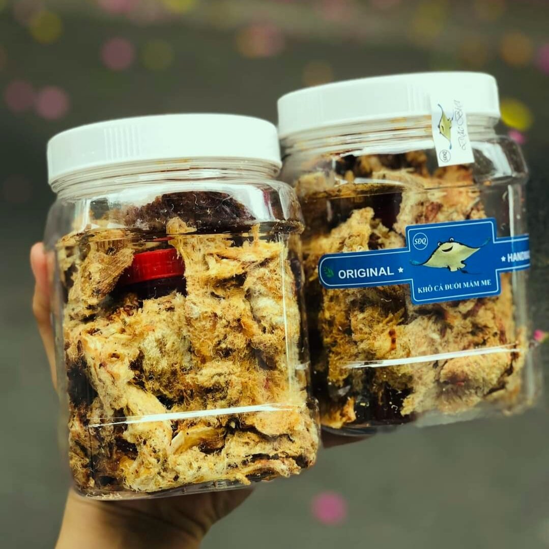 KHÔ CÁ ĐUỐI HỘP 350GR KÈM MẮM ME