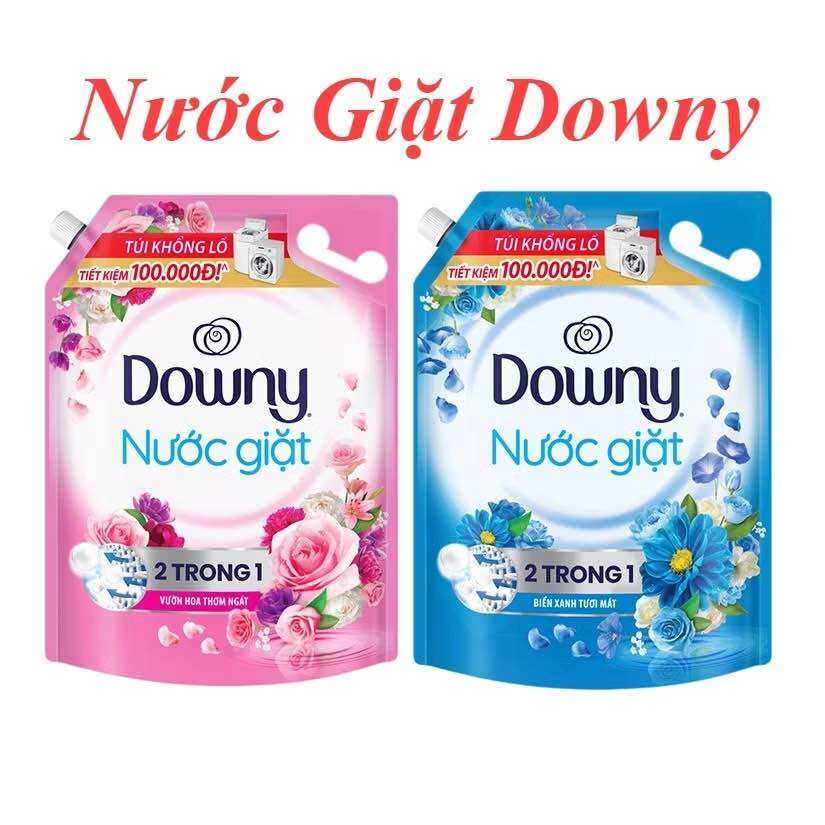 [Chính hãng]Nước Giặt Downy 2 in 1(2 trong 1) Hương Hoa/Tươi Mát/Khử Mùi Thơm Lâu Túi 2,65kg