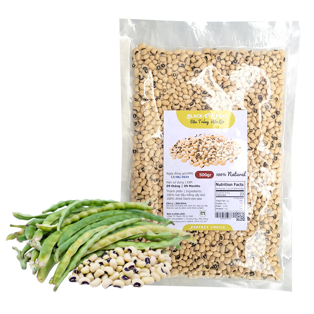 Đậu trắng bi túi 500gr