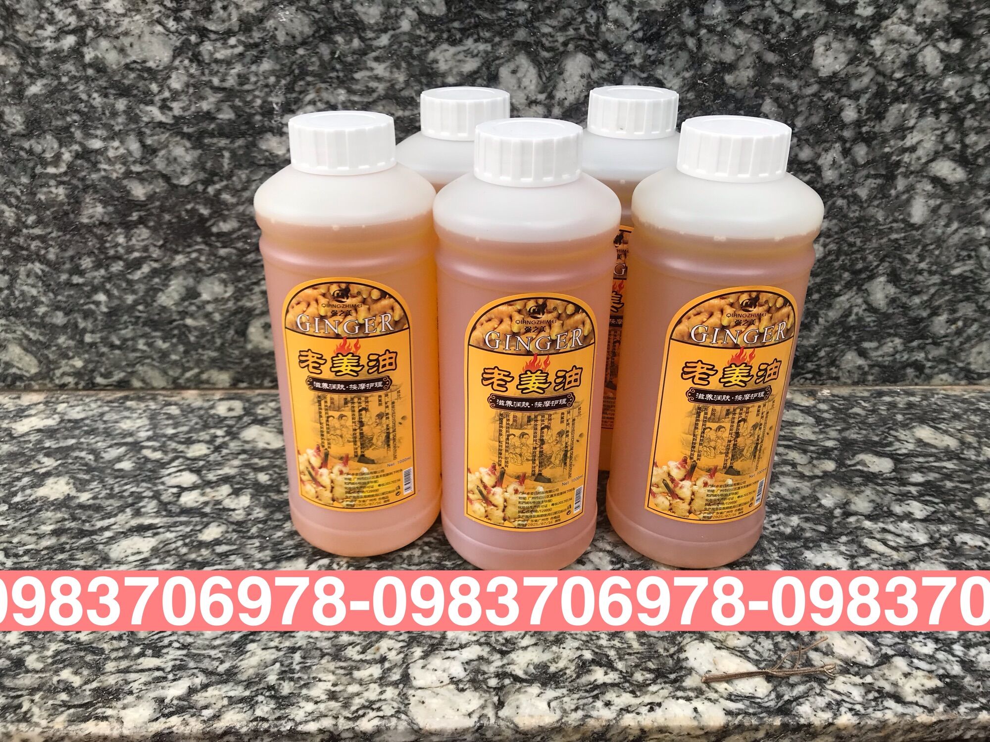 Tinh dầu gừng nóng làm body