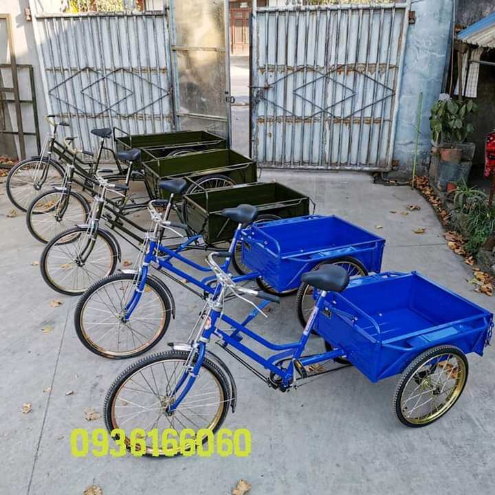 XE ĐẠP 3 BÁNH CHỞ HÀNG BẢN PHANH ĐŨA TẢI TRỌNG 100KG