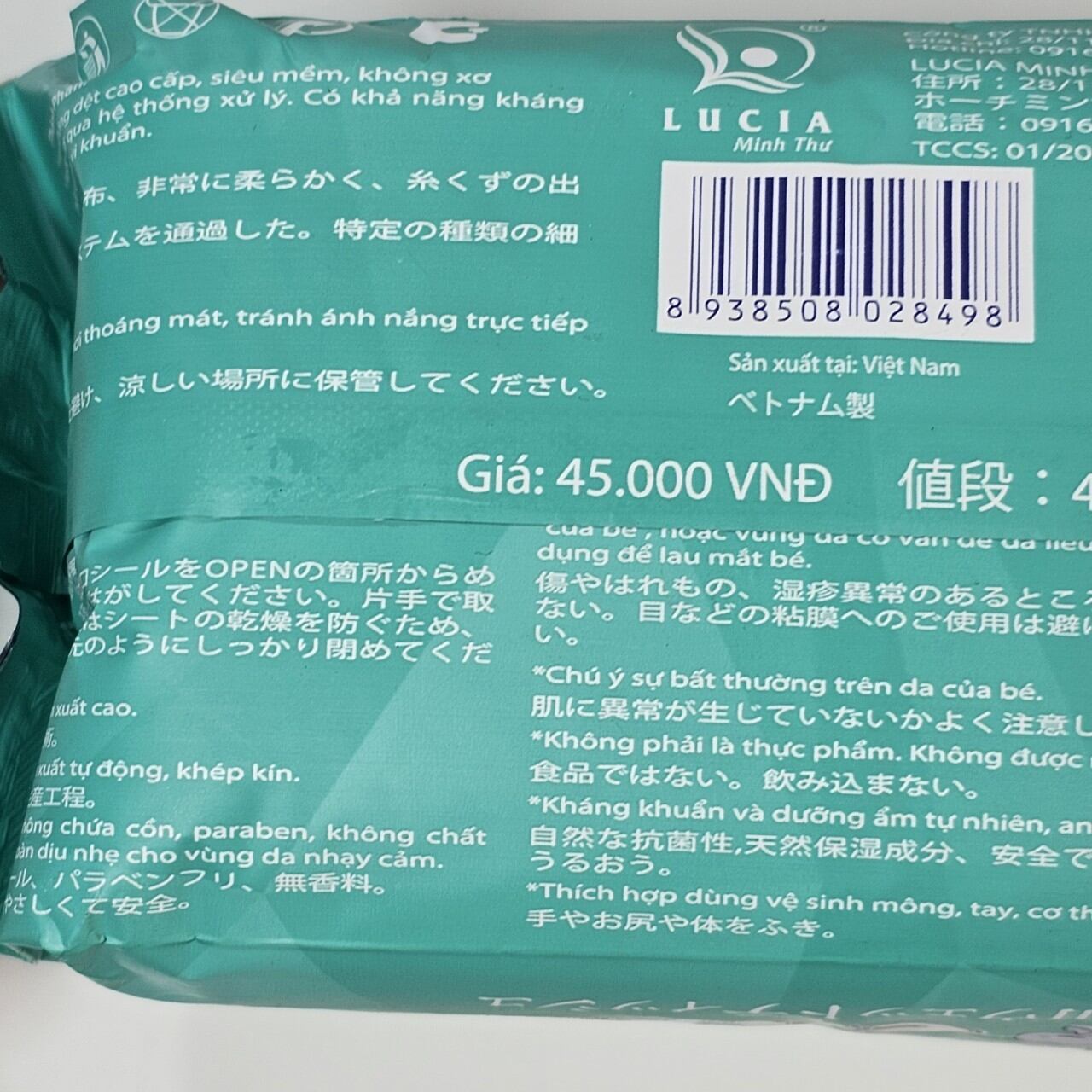 khăn ướt queen care 125 tờ