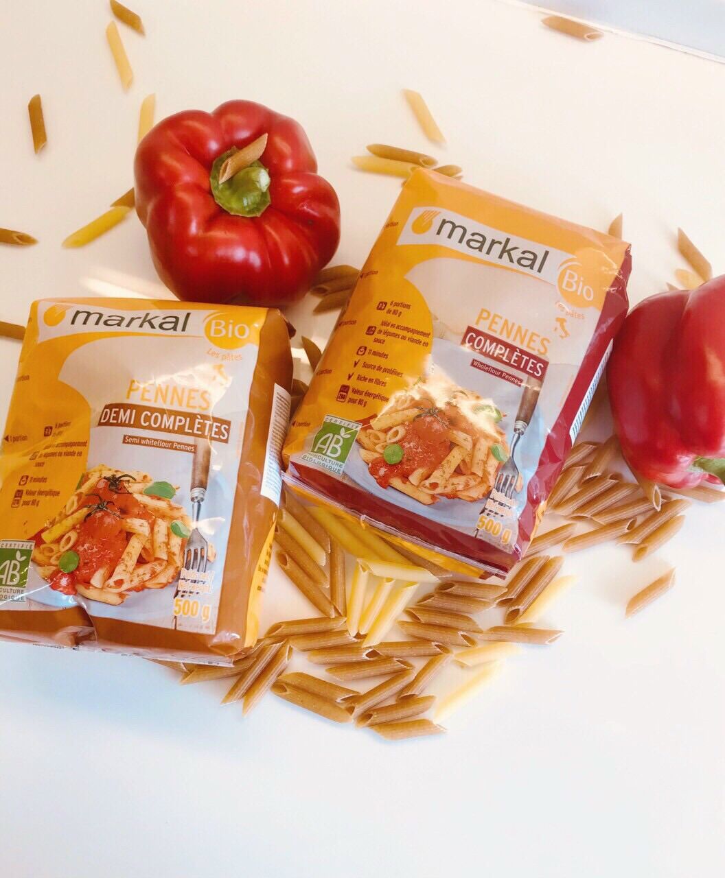 Mì ống lứt hữu cơ Markal 100g
